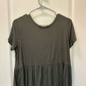 Casual Grey Women's Top